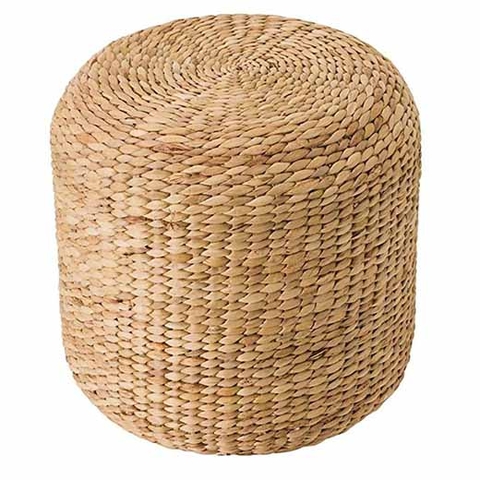 Đôn lục bình đan thủ công trang trí phòng khách